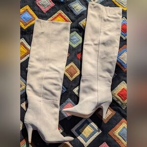 Steve Madden's Bellamie supple leather knee-high slouch boots